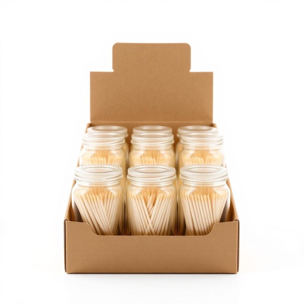 Toothpick Jar Box